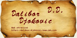 Dalibor Đoković vizit kartica
